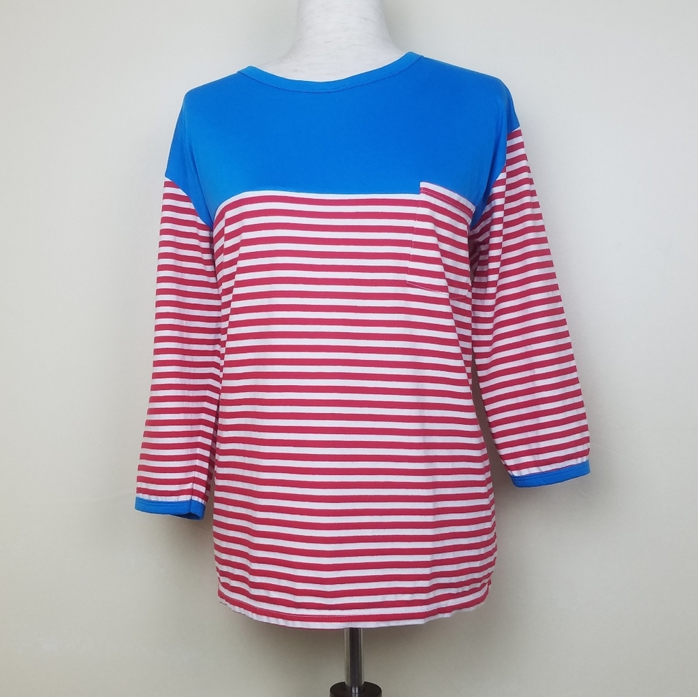 Hollywood Mirror Vintage 90's Pocket T-Shirt Sz L